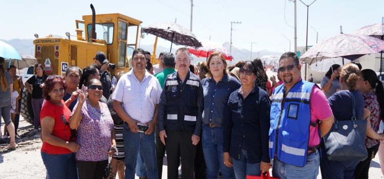 Gobierno del Estado inaugura obras de pavimentación en Aquiles Serdán