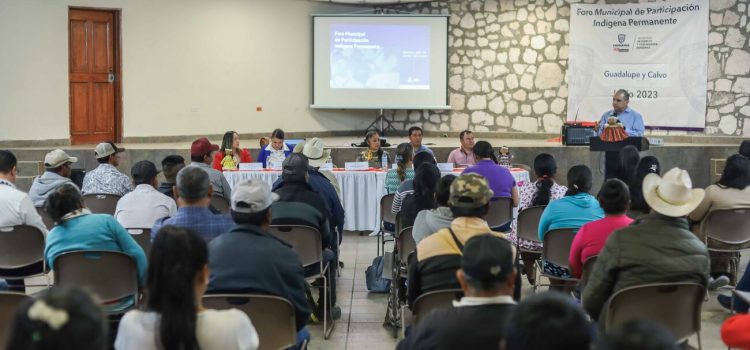Arrancan Foros de Participación Indígena en Guadalupe y Calvo