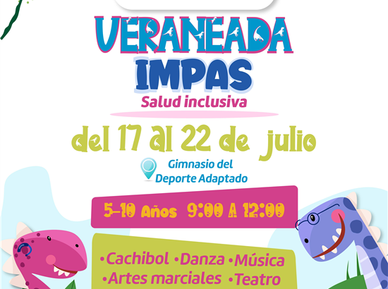 Invita IMPAS a su primera Veraneada inclusiva en la capital