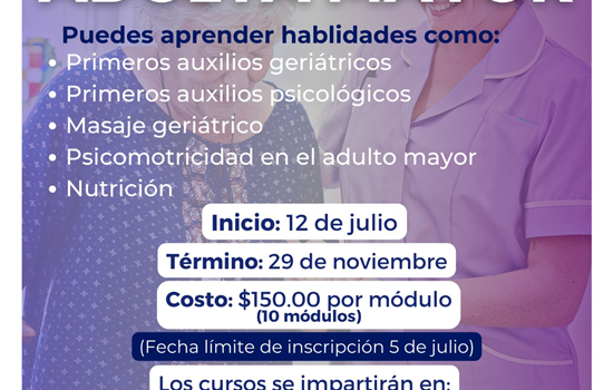 Capacitan a mujeres cuidadoras de adultos mayores en la capital