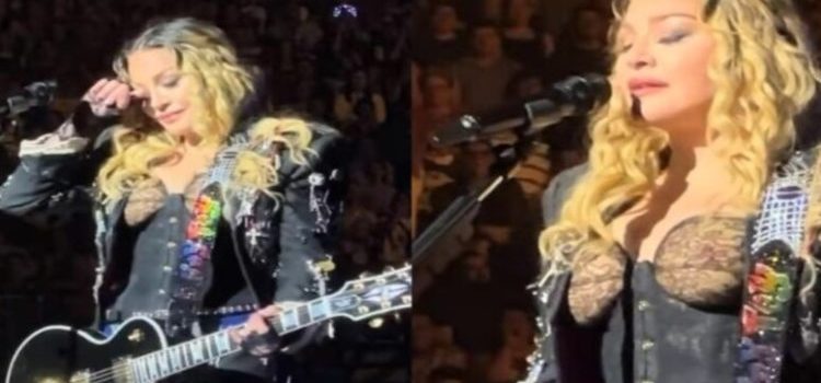 Madonna rompe en llanto durante su concierto en México