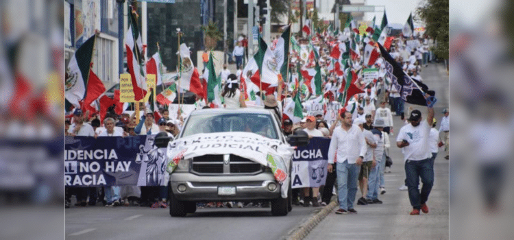 Se concentran chihuahuenses para la marcha “Por la Justicia de Todos” contra Reforma Judicial