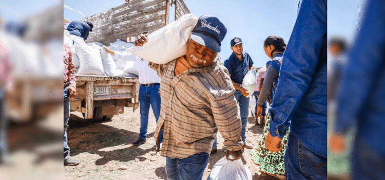 Entregará Gobierno del Estado 44 mil paquetes de alimento en la Sierra