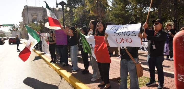 Protestan empleados del PJF frente al Edificio Héroes de la Revolución