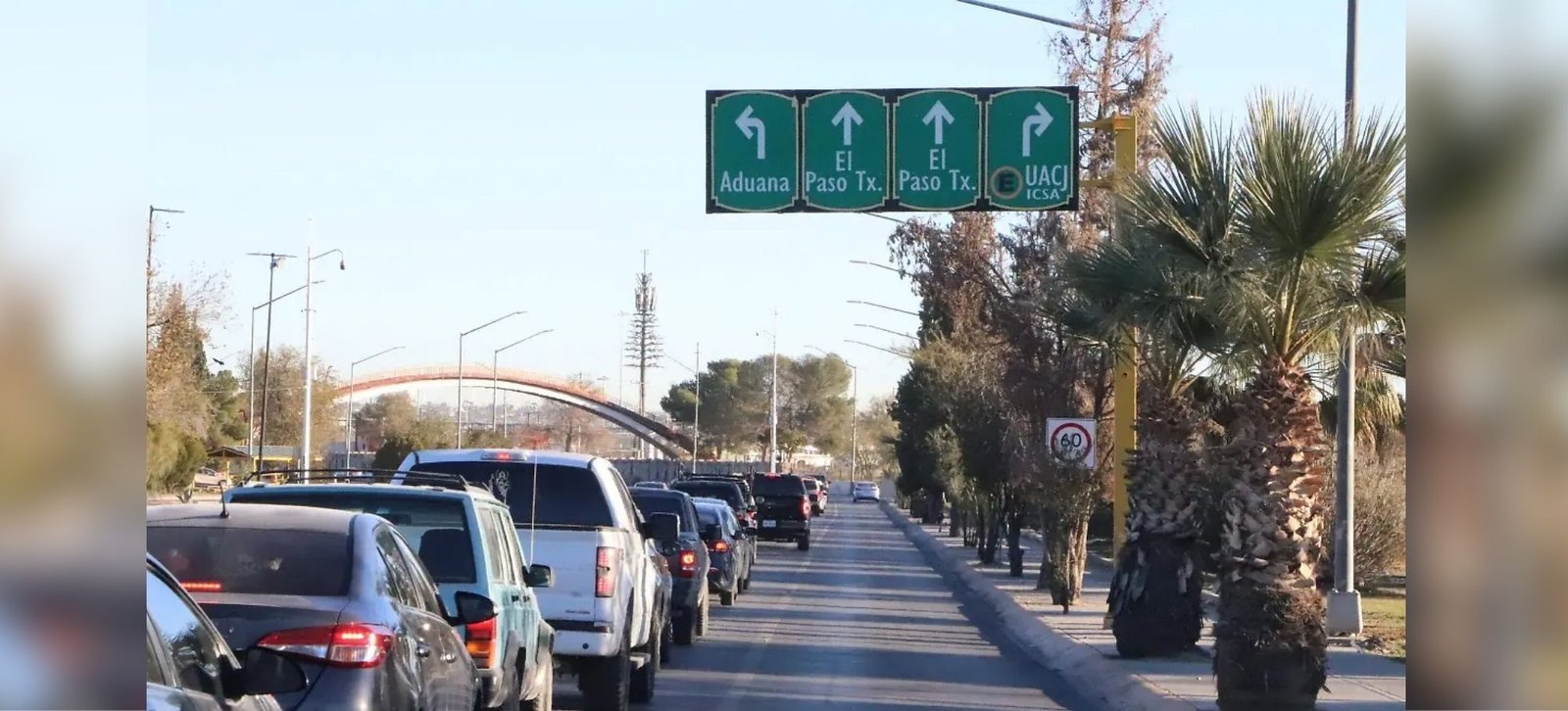 Prevén la entrada de 135 mil vehículos provenientes de Estados Unidos durante la temporada decembrina