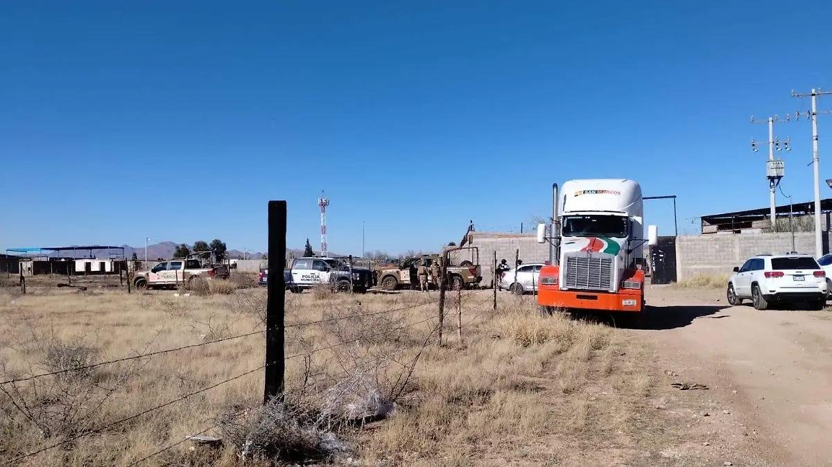 Operativo federal en inmueble asegurado por huachicol deja siete detenidos en Valles de Chihuahua