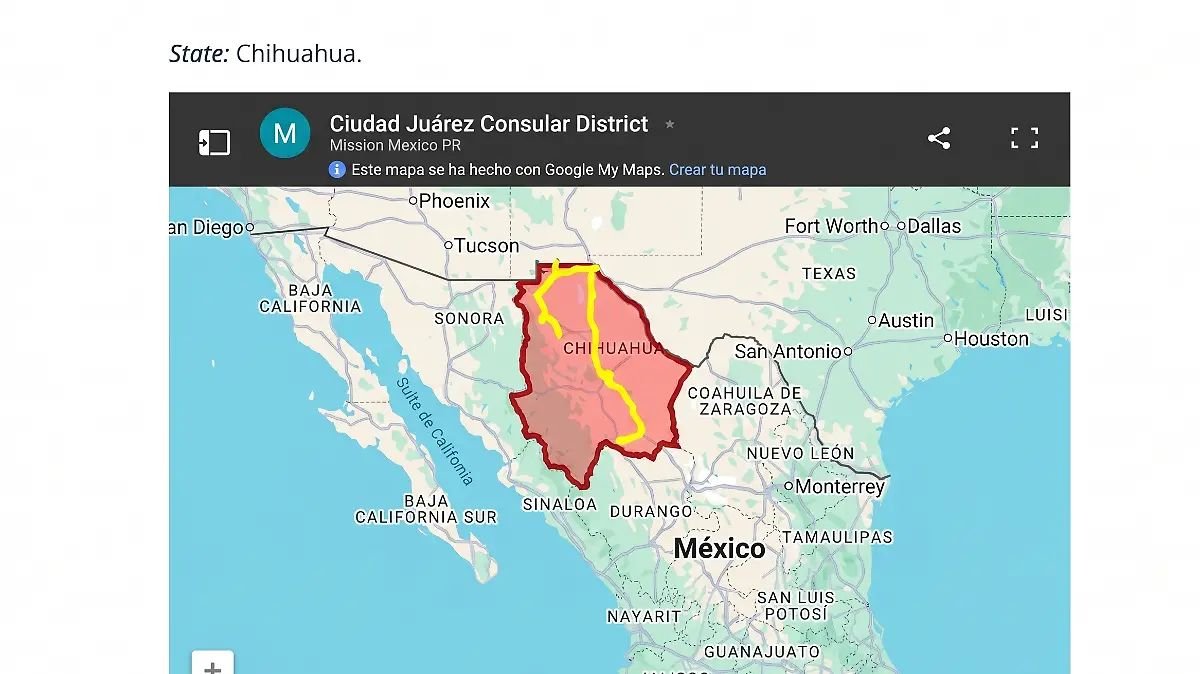 Así clasifica EU sus indicadores de riesgo para viajar a Chihuahua
